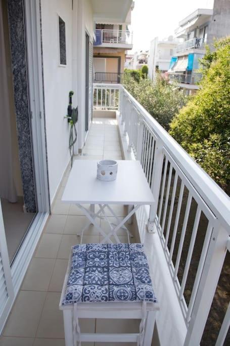 Blue Theros Apartments Paralia Dionysiou Dış mekan fotoğraf