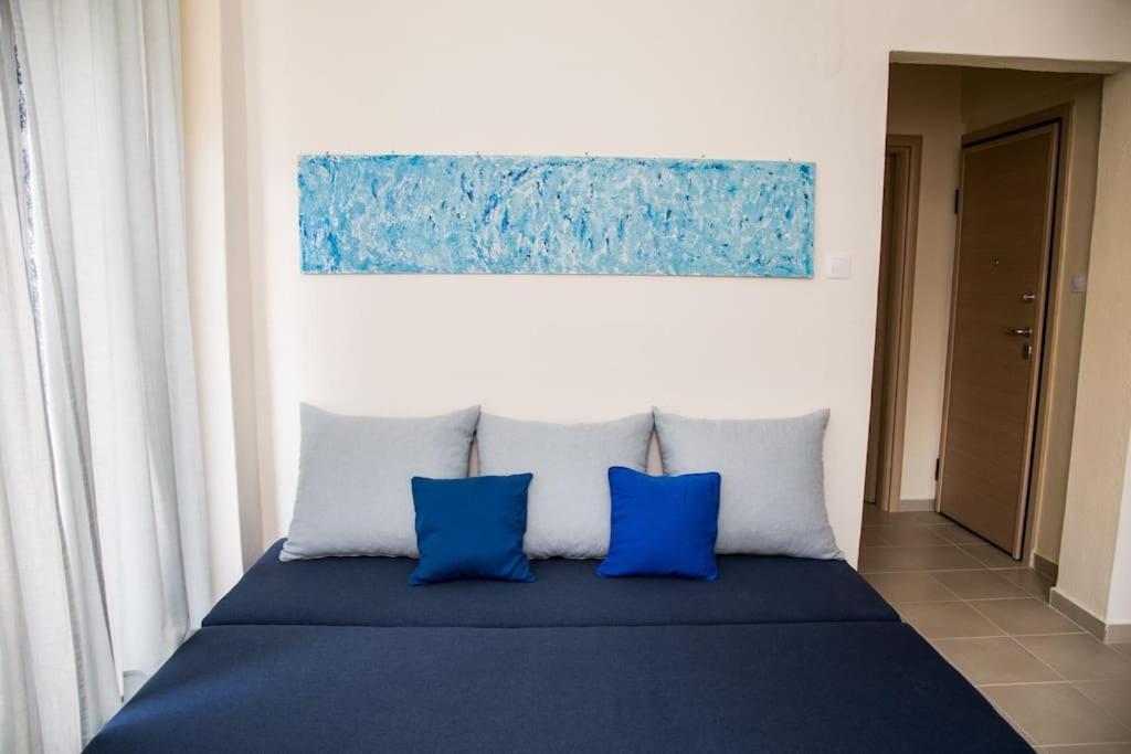 Blue Theros Apartments Paralia Dionysiou Dış mekan fotoğraf