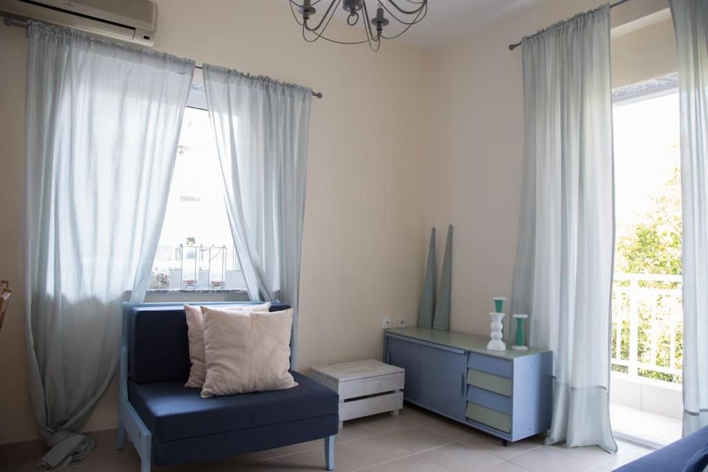 Blue Theros Apartments Paralia Dionysiou Dış mekan fotoğraf